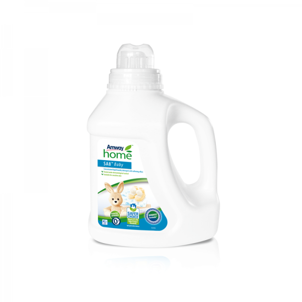 SA8™ BABY Konzentriertes flüssiges Waschmittel mit weichmachender Wirkung - 1 Liter - AMWAY HOME™