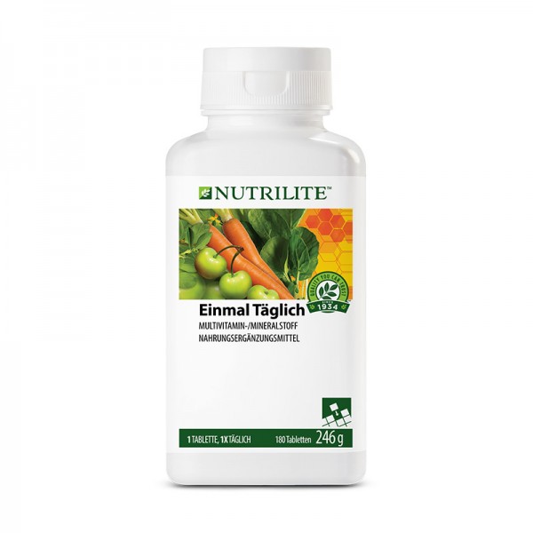 Einmal Täglich Großpackung NUTRILITE™ - 180 Tabletten / 246 g - Amway