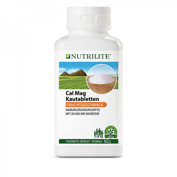 Cal Mag Kautabletten NUTRILITE™ - 80 Kautabletten / 162 g - Amway