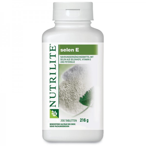 Selen E Großpackung NUTRILITE™ - 200 Tabletten / 216 g - Amway