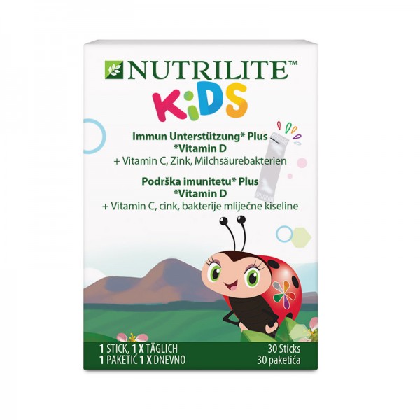 Nutrilite Kids Immun Unterstützung* Plus - 30 g, 30 Stick-Packungen à 1 g - Amway