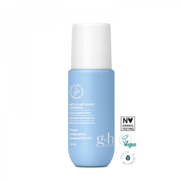 g&amp;h GOODNESS &amp; HEALTH Deodorant Roll-on Antiperspirant Protect - 100 ml - Amway