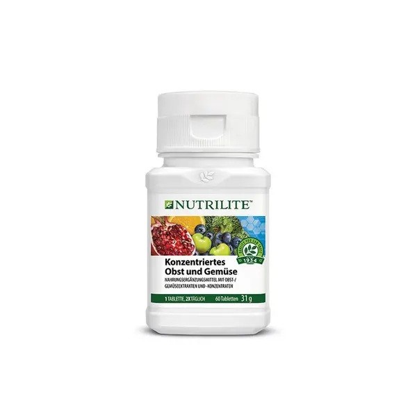 Konzentriertes Obst und Gemüse NUTRILITE™ - 60 Tabletten / 31 g - Amway